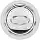 32720 Billet Specialties Polished Logo Smooth Horn Button P N