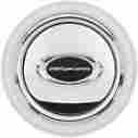 32725 Billet Specialties Black Polished Logo Horn Button P N