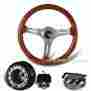 3-sw-111-4652-349050 345mm Hk5 Motors For Civic Crx Integra Classic Wood Grain Deep Dish Steering Wheel Hub