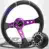 Sw-111-4305-a 350mm 011-gs Ah-oh106-dn B-tune 6 Bolts Jdm Gs Horn Steering Wheel 4305 Adapter Hub 106 Honda Acura