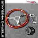 Sw-wg002 350mm Hub-vw4a-boss Advancetuning Wood Grain Steering Wheel Black Trim 6 Hole Hub Adapter Vw Beetle Golf