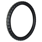 38011 Custom Accessories Gripper Series Black Grip Steering Wheel 077341380115