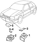 3b0951221 Volkswagenaudi Genuine Horn Oem