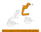 3c0951182 Volkswagen Vw Oem Note Horn Mount Bracket