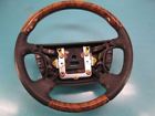 253-57058b 42866 Jaguar Steering Wheel Black And Walnut Woodgrain From Vin