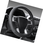 43207-5430 Seg Direct Black Microfiber Leather Steering Wheel Cover 762988864363