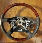45100-50102-e0 Lexus Brown Leather Wood Grain Steering Wheel
