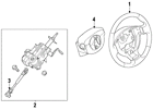 48430-et001 Nissan Genuine Oem Steering Wheel