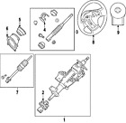 48430zs12a Steering Nissan Wheel Genuine Oem