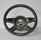 4e0000124 A Audi Quattro Factory Spoke Leather Taupe Steering Wheel Oem