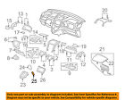 54134swa982 Honda Oem Instrument Panel Cover