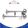 562-dtrp2 Electric Trumpet Horn Twin Stainless Steel Marine For Car Boat