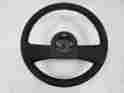 564250 Corvette Central 1984 1985 Black Leather Steering Wheel Re-wrapped
