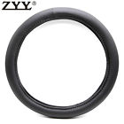 571813b-01 New Universal Blk Leather Wrap Sport Steering Wheel Cover