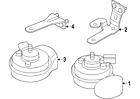 5c0-951-223-a Volkswagen Genuine Oem Horn