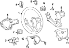 5nh65lu7-aa Dodge Genuine Oem Steering Wheel