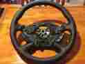 5s4t-9e740-aa Ford 2005 2006 2007 Nto Focus Factory Black Leather Red Stitching Steering Wheel
