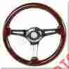 Sw-112-w-sd 6-bolt Spec-d G-mall Classic Style Steering Wheel 340mm Wooden Grip For Hub