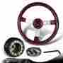3-sw-w11pu-35sl-349140-new 6-bolts Dtm Jdm 350mm Purple Wood Grain Steering Wheel Hub For Honda Accord Prelud
