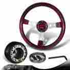 3-sw-w11pu-35sl-357020-new 6-bolts Dtm Jdm 350mm Purple Wood Grain Steering Wheel Hub For Mazda Miata Rx7 Mx