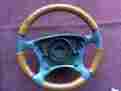 6015835 Mercedes Benz S Class Leather Wood Steering Wheel