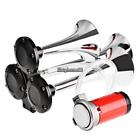 607841376501 Unbranded Loud Triple Trumpet Air Horn Horns Car