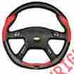 0811265 61033 Grant Black Red Leather Urethane Revolution Steering Wheel P N 081126610335
