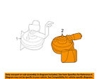 61337400703 Bmw Oem Note Horn