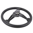 615284843658 Unbranded Deep Dish Racing Suede Alloy Black Aftermarket