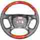 70-224771-1 Eckler S Mercedes Steering Wheel Classic Style Chestnut Wood Stone Leather 2003-2008