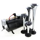 4-trumpet 700755811714 Unbranded Vehicles Air Horn Kit Compressor Tank Gauge