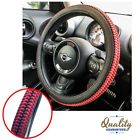 711639840577 Us Inventory Car Steering Wheel Cover Black Leather