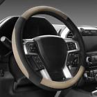 792759716386 Seg Direct Black And Beige Leather Steering Wheel