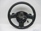235.au1t07 829278 Audi Steering Wheel A8 S8 2007 07 Black