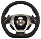 84198732 General Motors Corvette Steering Wheel Black Leather Stitch New