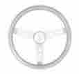 8464 Grant Metal Flake Chrome Steel 15 Diameter Steering Wheel P N