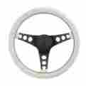 8554 Grant Metal Flake Black Steel 13-1 2 Diameter Steering Wheel P N