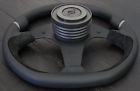 86-02 Momo Nero Steering Wheel Hub Combo For Mazda Rx7 Turbo 350mm