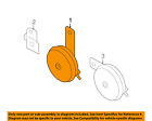 86012sc011 Subaru Oem 12-13 Forester-horn