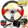 89-98 Wheelcombo-5933-849-a4 Hdg Performance Fits Maxima Black Pcv Leather Nos Godsnow Horn Steering Wheel Release Hub