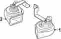 8p0-951-209-b 8p0951209b Audi Genuine Oem Horn