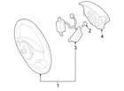 8s4z3600db 8s4z3600dd Ford Brand New Genuine Oem Steering Wheel Assembly Focus