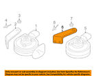 8t0951229c Audi Oem Note Horn Mount Bracket