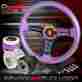 90-94 Wheelcombo-5427-773-k6 Beyond Revolution Fit Eclipse Koleshiya Purple Nc Steering Wheel Extend Adapter Hub Snap Off