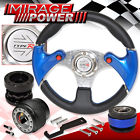 90-94 Wheelcombo-6120-710-v0 Miragepower2008 Fits Eclipse Pvc Blue Type-r Steering Wheel Quick Release Hub Extender