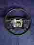 F4sc-3f683-aa 94-97 F4sc 3f563 Oem Ford Thunder Bird Steering Wheel Dark Brown Leather Switches 95 96 T