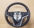 95990104 Oem Chevrolet Chevy Cruze Steering Wheel Leather Jet Black Buttons