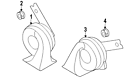 96610-2t100 Kia Genuine Oem Low Note Horn