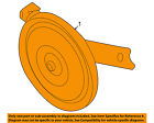 966102k100 Oem 10-11 Kia Soul Horn-horn