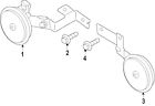 966102s900 Hyundai Tucson- Note 2014 Horn Oem